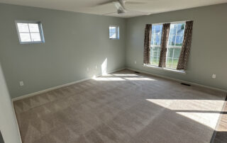 Complete interior house painting transformation State College PA - spray painting
